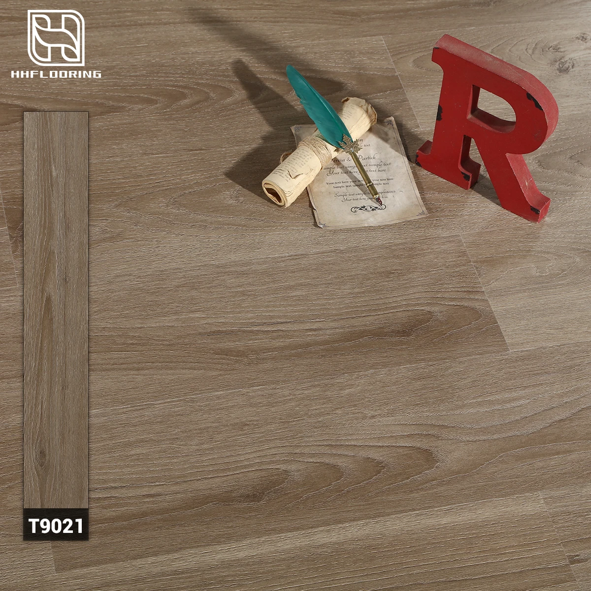 HH Flooring sound reducing 6mm embossed stone plastic composite flooring SPC vinyl plank tiles