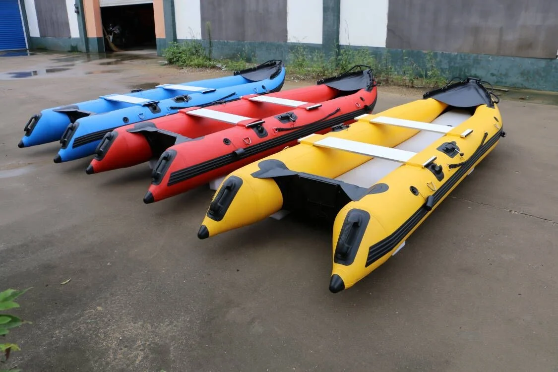 canoe kayak kayak 2 person for fishing Hot Sale Inflatable Boat Rubber Boat PVC Foot Pedal Fishing kayak