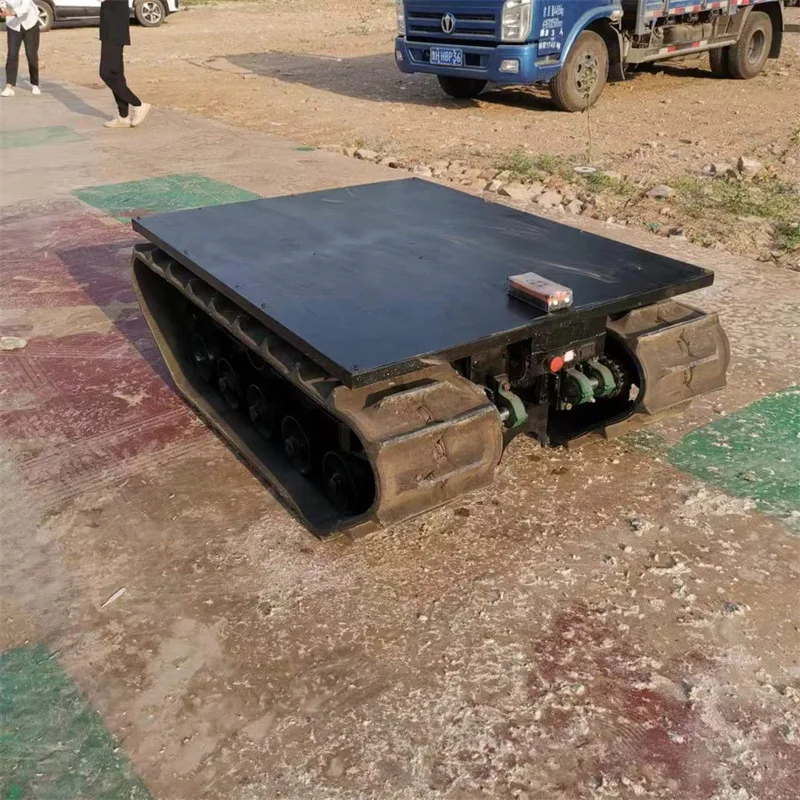 Full Hydraulic Amphibious Excavator Floating Crawler Chassis