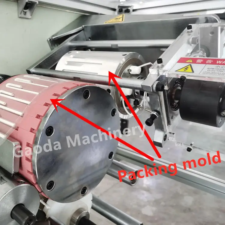 Gaoda 2022 milk straw Box milk juice bag straw packing machine Factory Supply U-shape straw packing machine Made In China