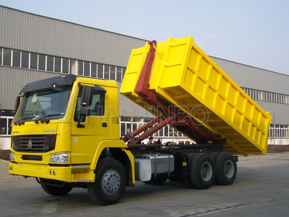 SINOTRUK HOWO 3 оси 6*4 крюк подъемник мусоровоз