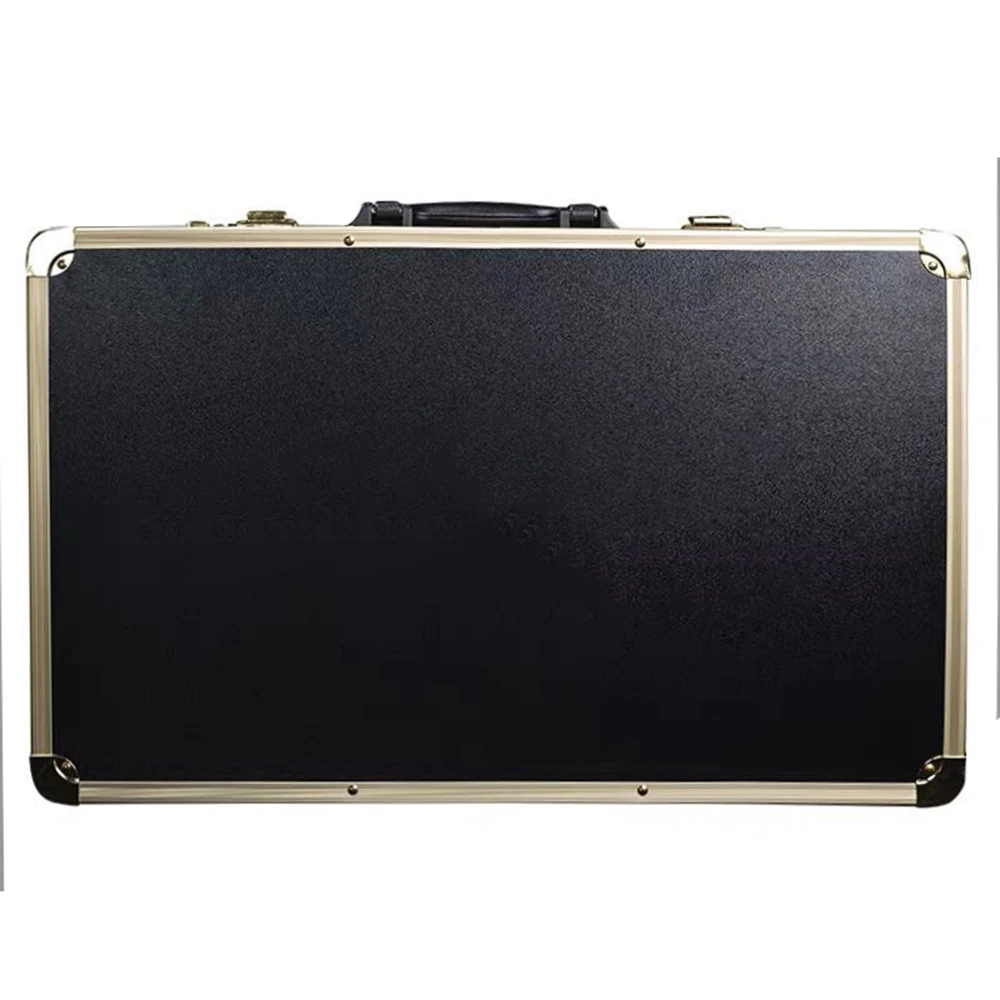 barber kit with beautiful aluminum briefcase hair clipper blade case barber scissors machine box barber case combination lock