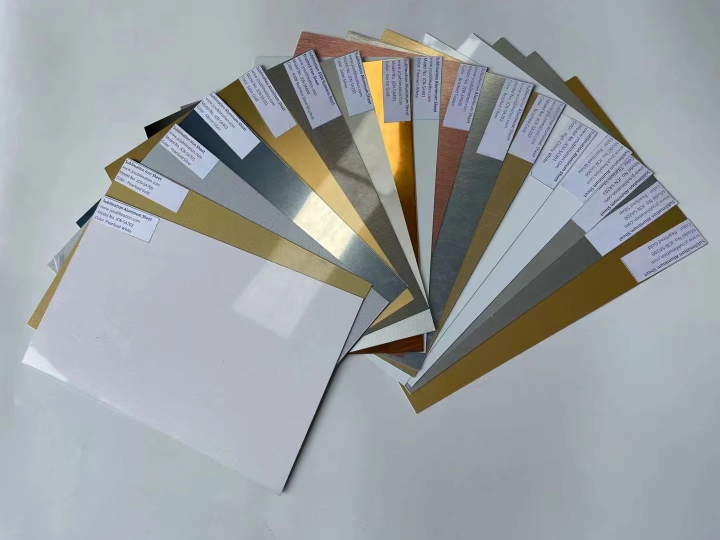 Heat Press Metal Photo Print 0.45mm 0.65mm 1mm White Sublimation Aluminum Blanks Plates