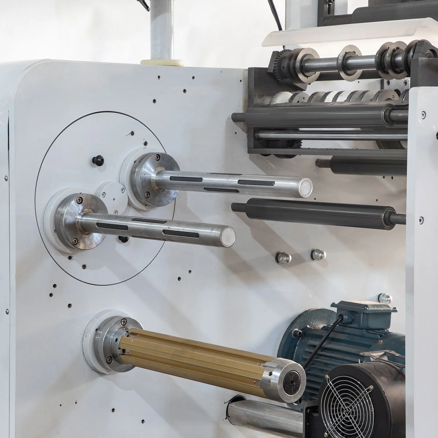 RTQ-320B semi automatic fully rotary label die cutting machine with slitter turrent rewind