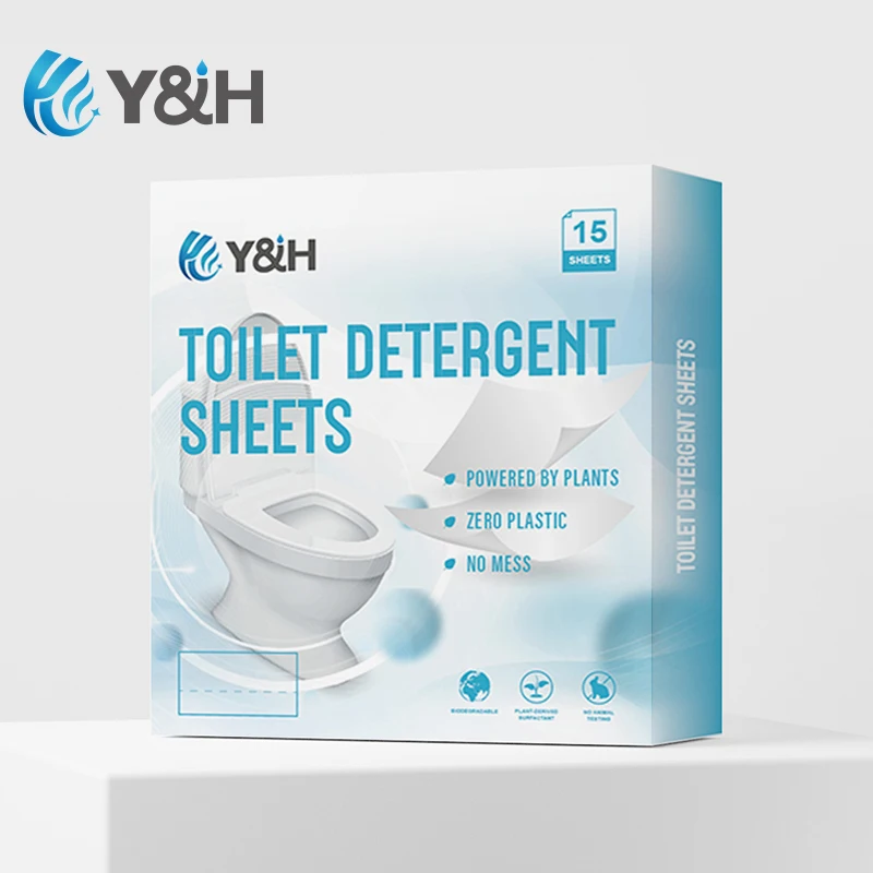 toilet bowl cleaner strip/tablet quick dissolve toilet cleaner sheet Toilet bowl Deodorant Cleaning Tablets