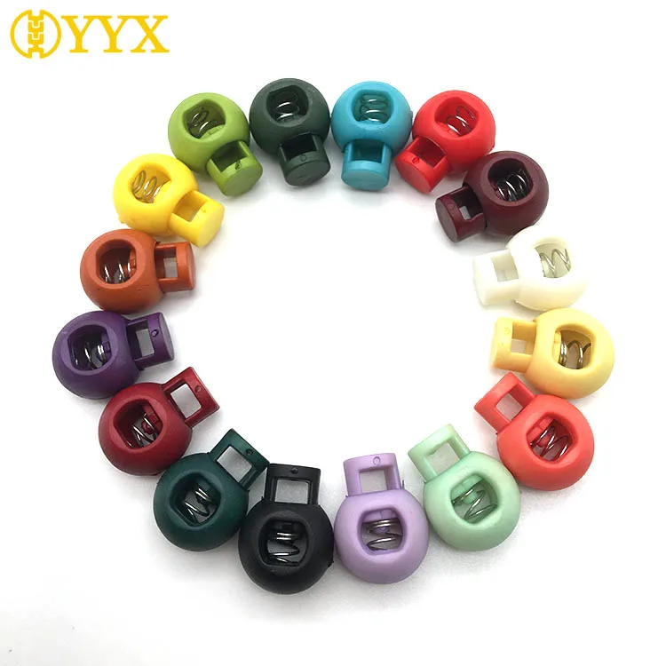 Пружинный пластиковый круглый фиксатор для фиксации шнура