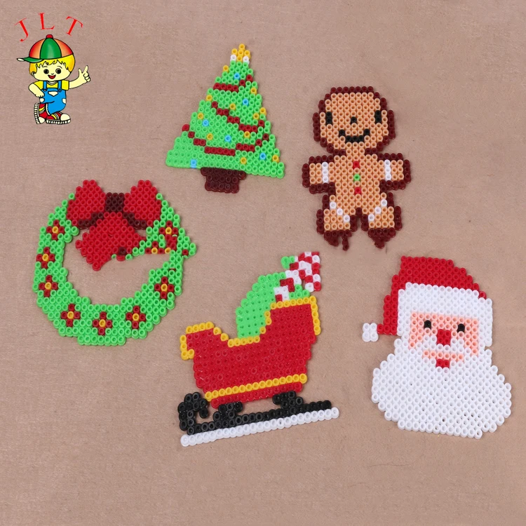 Новые рождественские детские подарки Perler бусины нетоксичные развивающие игрушки Diy Hama