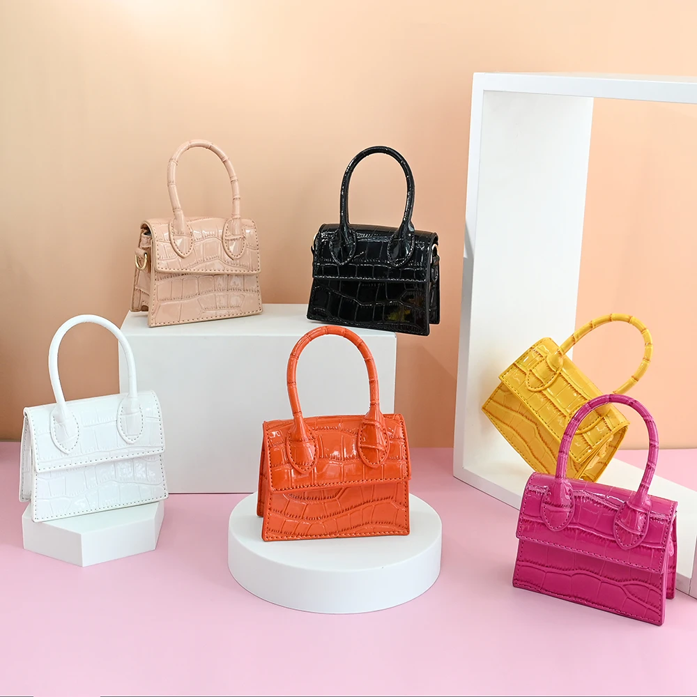 
Fashion Design Custom Kids Bows DIY handbags Cheap messenger bags for kids 