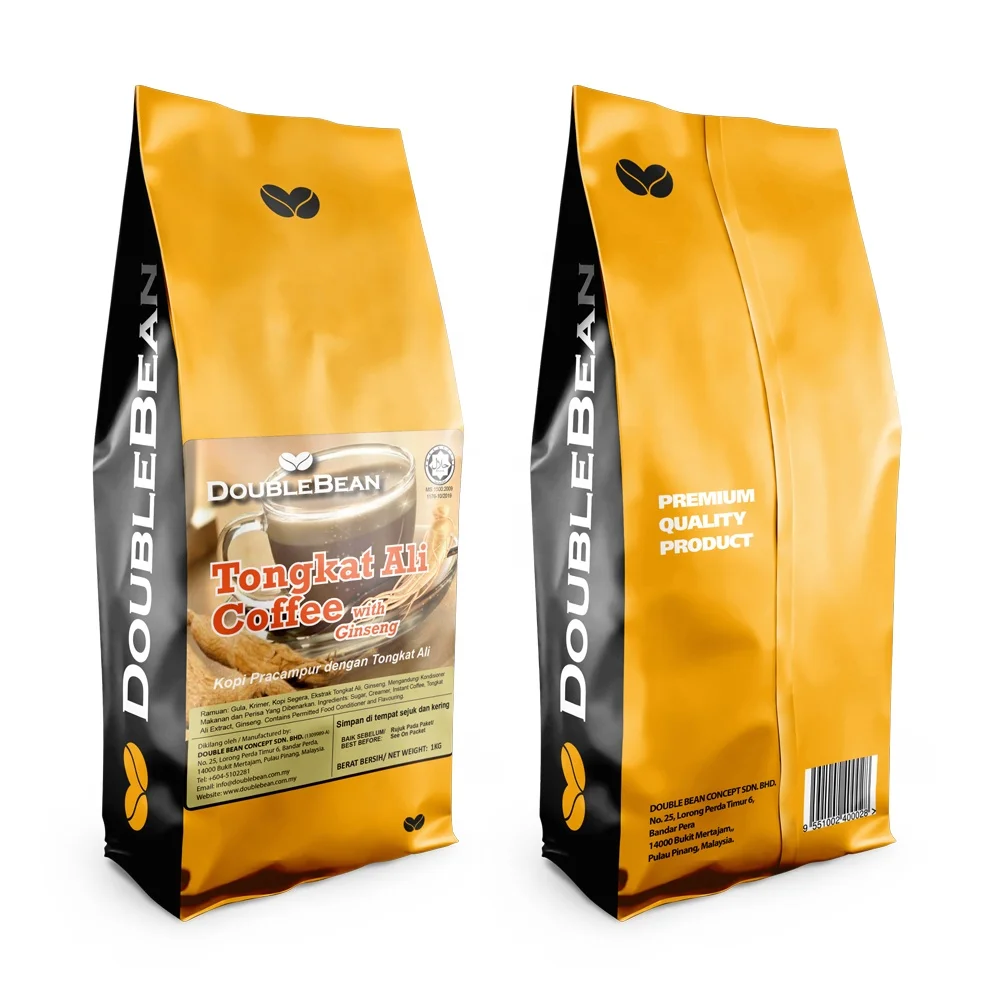 
Tongkat Ali Ginseng Coffee 3 in 1 Premium Instant Premix High Quality Soluble Coffee from Malaysia White Coffee Manufacturer 