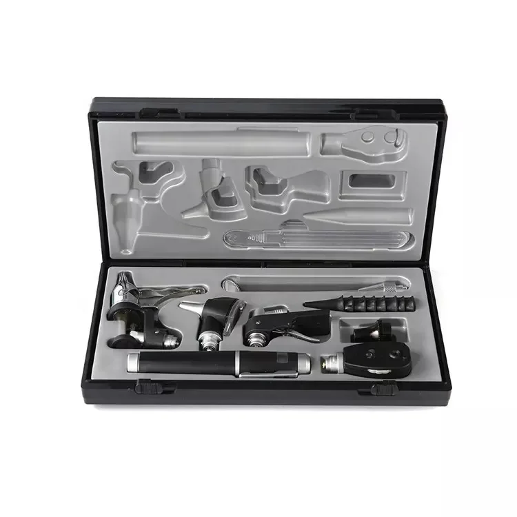 5 in 1 Classic ENT Diagnostic Series electric otoscope ophthalmoscope manufacturer Otolaryngology examination ENT kits