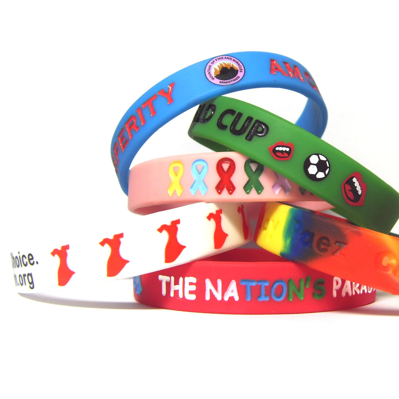 Advertising Custom Rubber Silicone Wristband Silicone Bracelet