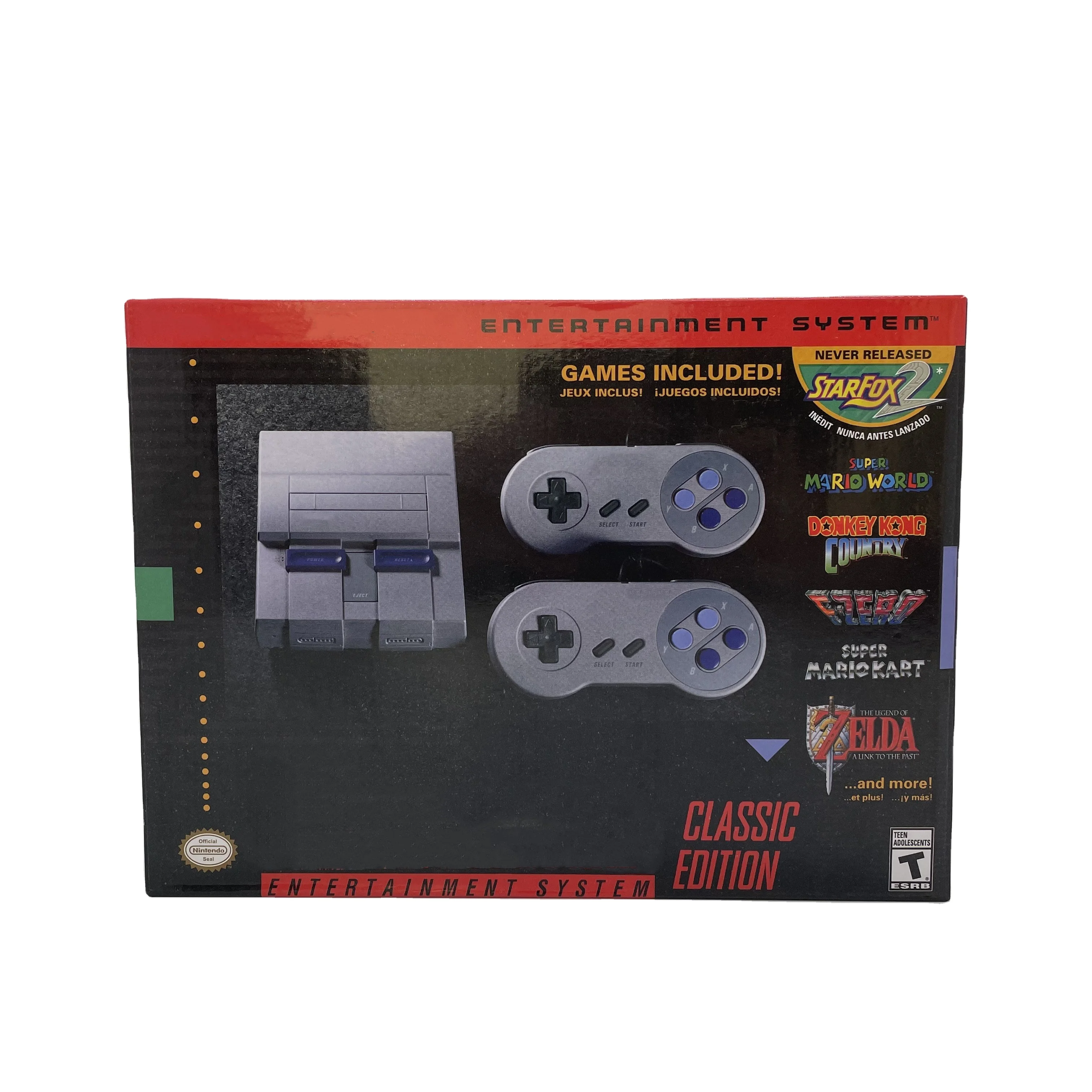 Бесплатная доставка DHL! 10 шт./лот для игровой консоли Super Nintendo Classic