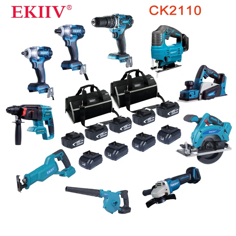 MARVEL 2 in One 12V-Volt 2.0Ah Batteries Chargers Cordless Power Drill Impact Driver Tools Combo Kits Set