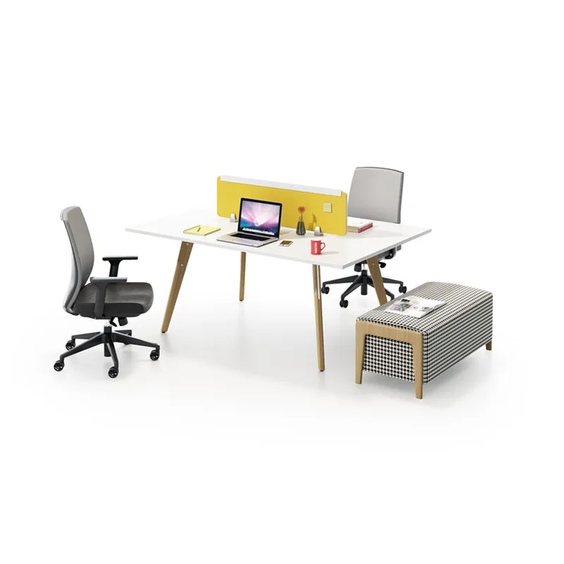 Удлинитель для рабочей команды деревянные ножки боковые класс E0 настольный экран офисные столы рабочая станция