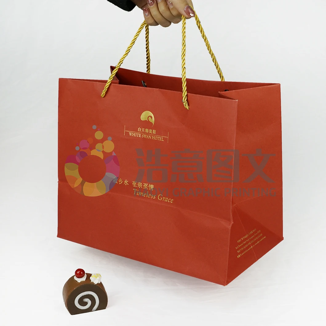 Custom Luxury Paper Bags Garment Perfume Bag Kraft Paper Gift Shopping Bags With Logo Print