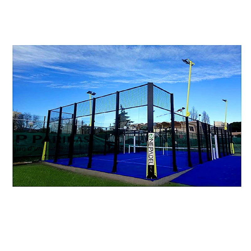 100% hot dip galvanized poles buy paddle tennis court 15+ years without rust guaranteed