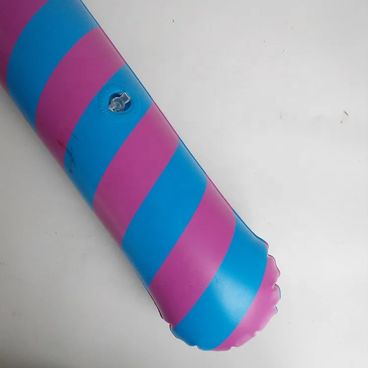 kids colorful printed lollipop inflatable donut stick for decoration