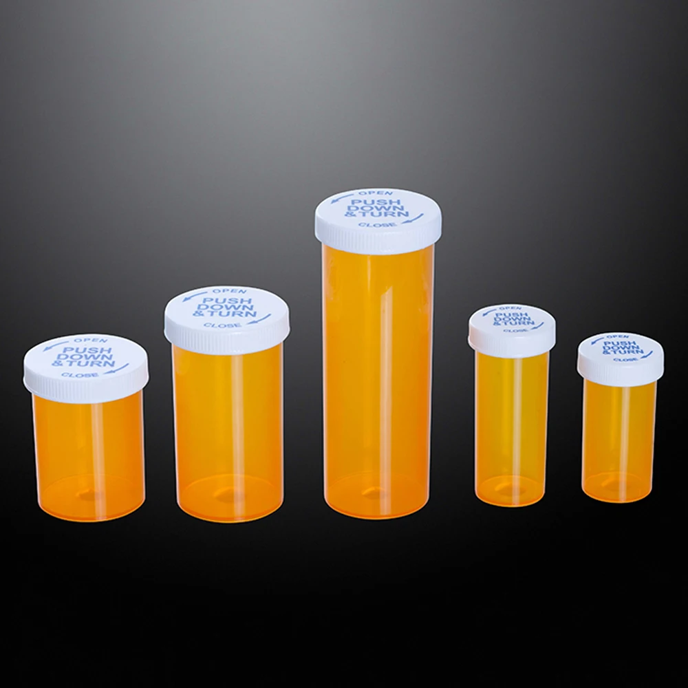 13DR 50 ml pp plastic robotic vial for storage pharmacy pill