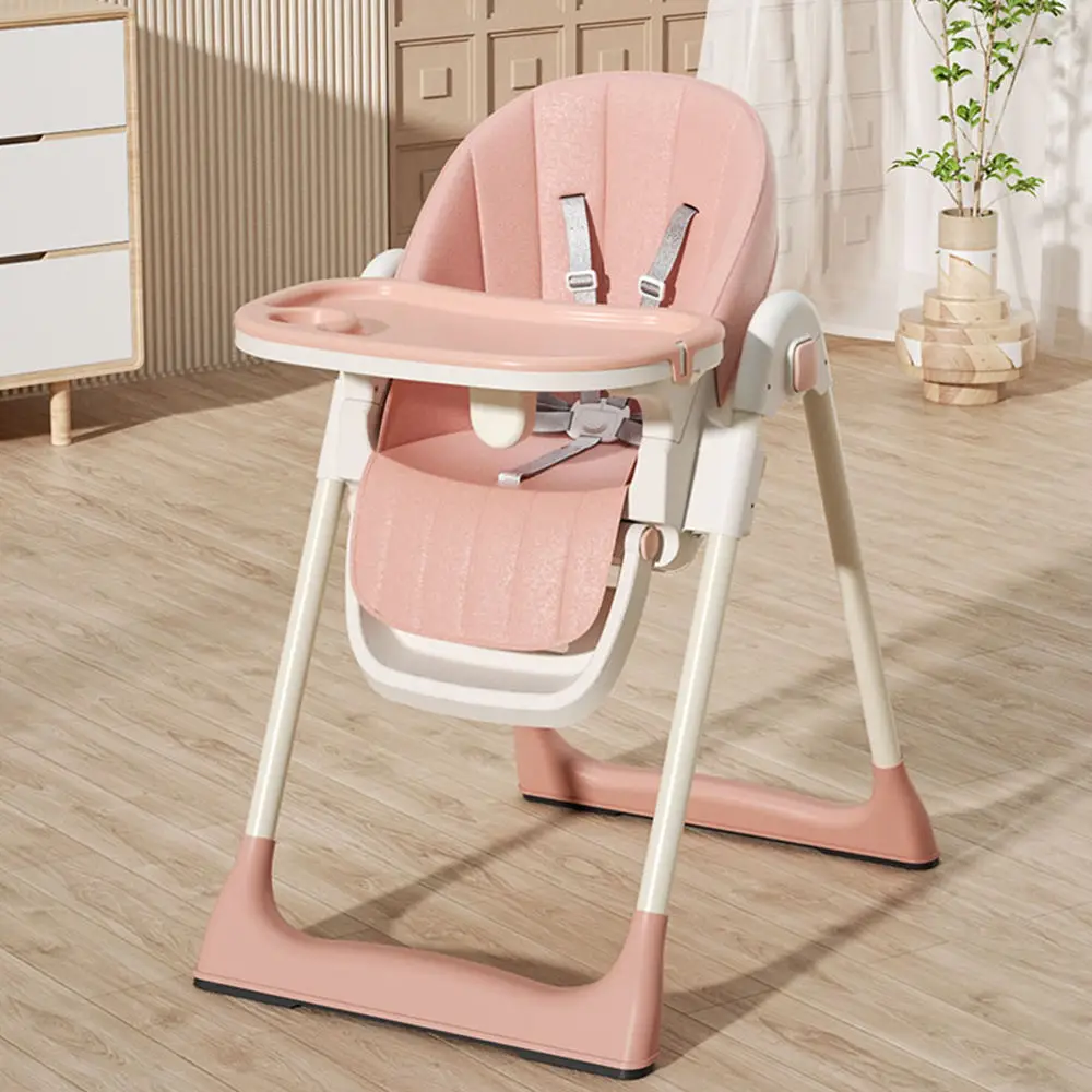 OEM foldable kids chair folding infant Baby High Chairs Feeding Highchair Adjustable Dining for Children eating
