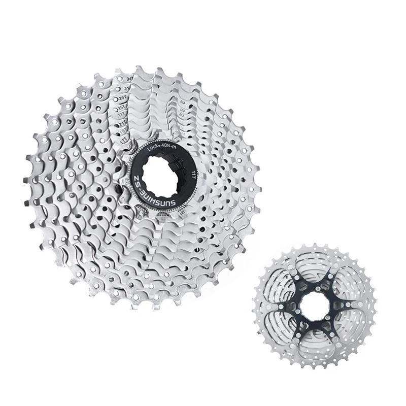 SUNSHINE MTB Cassette 8/9/10/11/12 Speed 25/28/32T/34T Bicycle Freewheel Bike Sprocket Cassette HG Type Parts