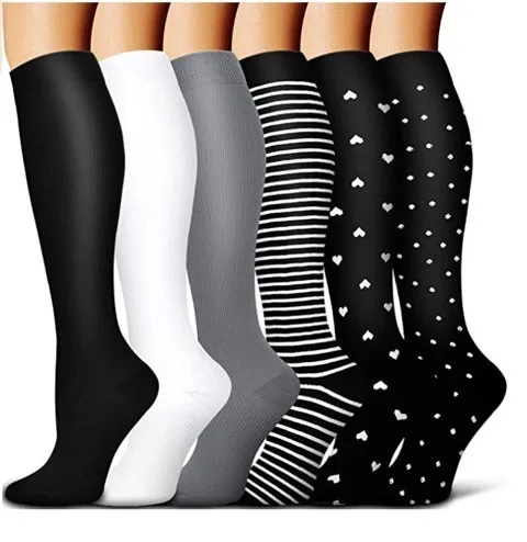 Most popular items sport custom printed compression socks varicose veins orthopedic socks for women men