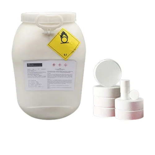 Trichloroisocyanuric Acid Tcca Chlorine Tablet 90% Chlorine Tablet Cleaning Chemicals