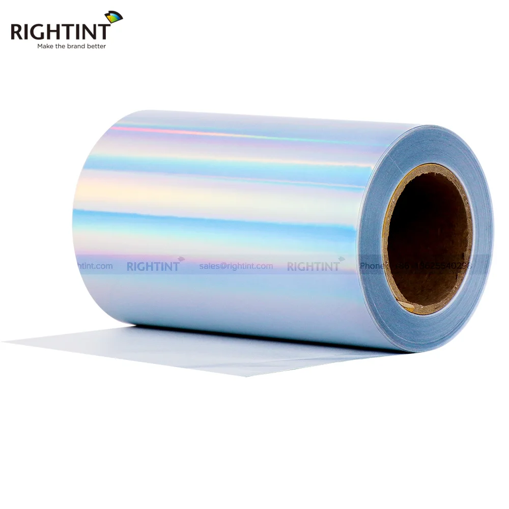 Drop Shipping Holographic Sticker Paper Roll Printable Vinyl Holographic Foil Rolls Lots of Stocks Wholesales