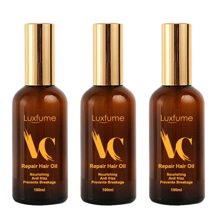 VC Hair Root Nutrients Over-Colored Damaged Brittle Hair Treatment Deep Repair Oil Hair Vitamin C Serum