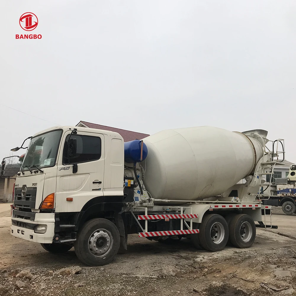 Zoomlion 10M3 hino 700 грузовик б/у небольшие бетономешалки для