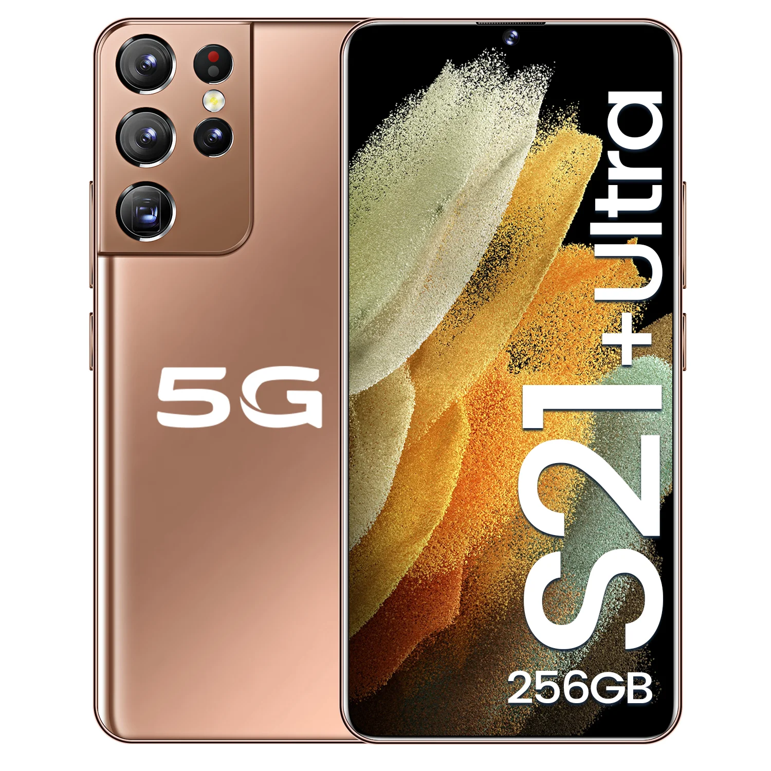 Смартфон S21 +, 8 + 256 ГБ, 6,7 дюйма, Android 10,0, 16 + 32 МП, 5G LTE