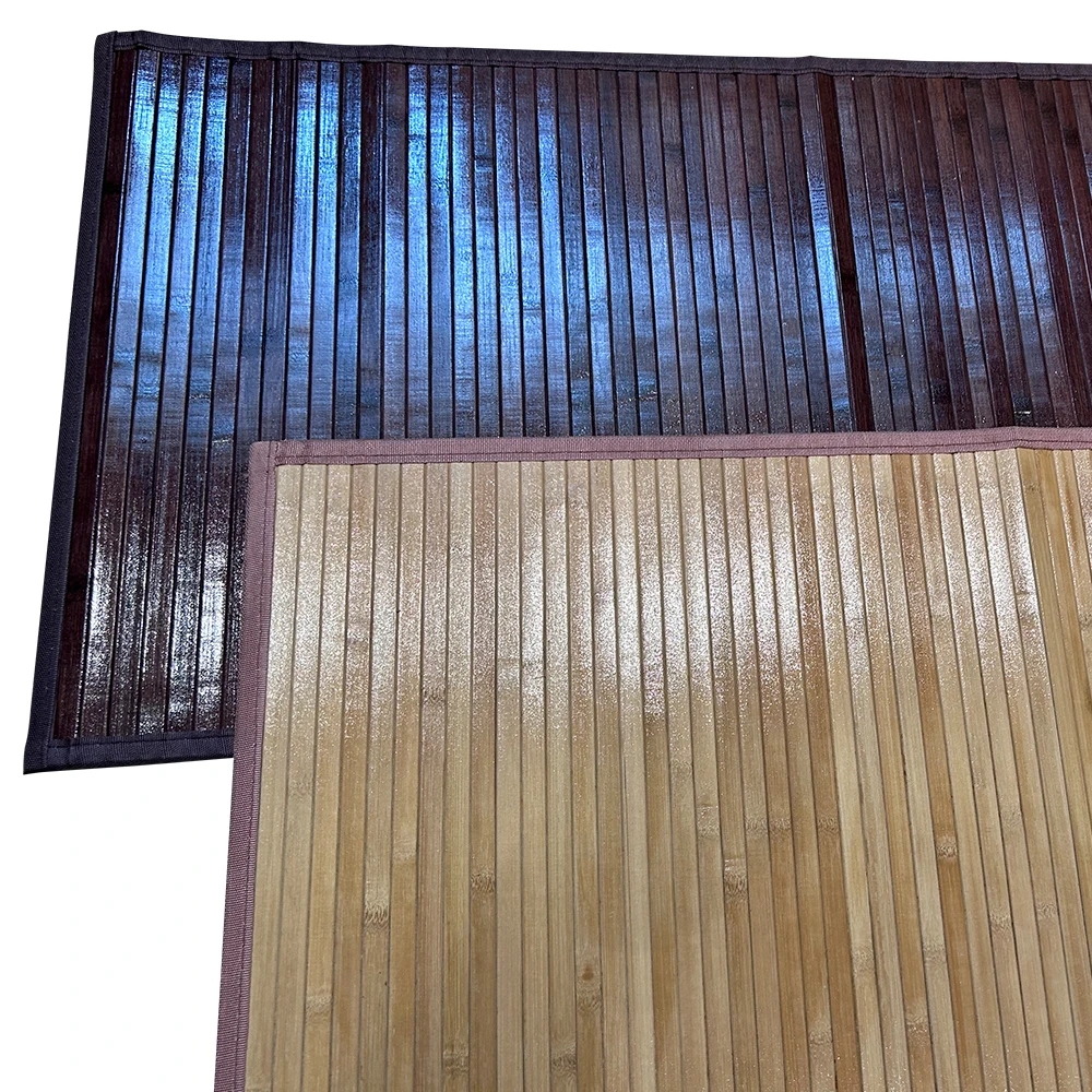 High quality long soft different colors indoor play flooring bedroom bamboo rug