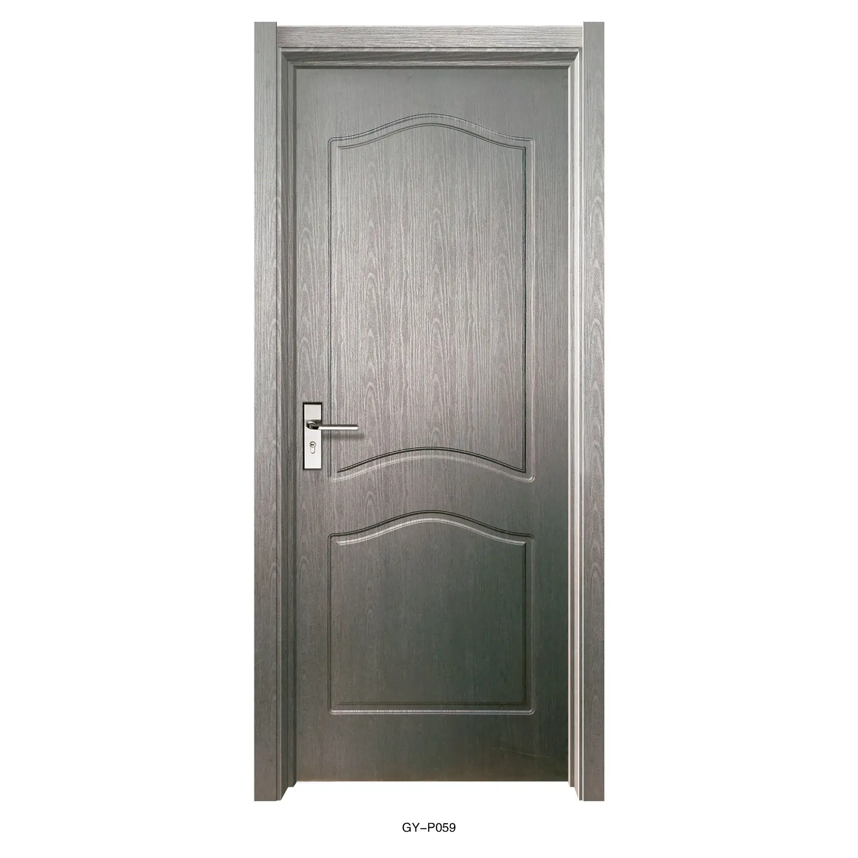 wrought iron slab PVC skin MDF/solid wood/honeycomb/particle filler wood wooden room import export doors