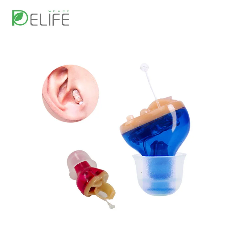 The Elderly Replaceable battery hearing aid mini ear for Improving hearing