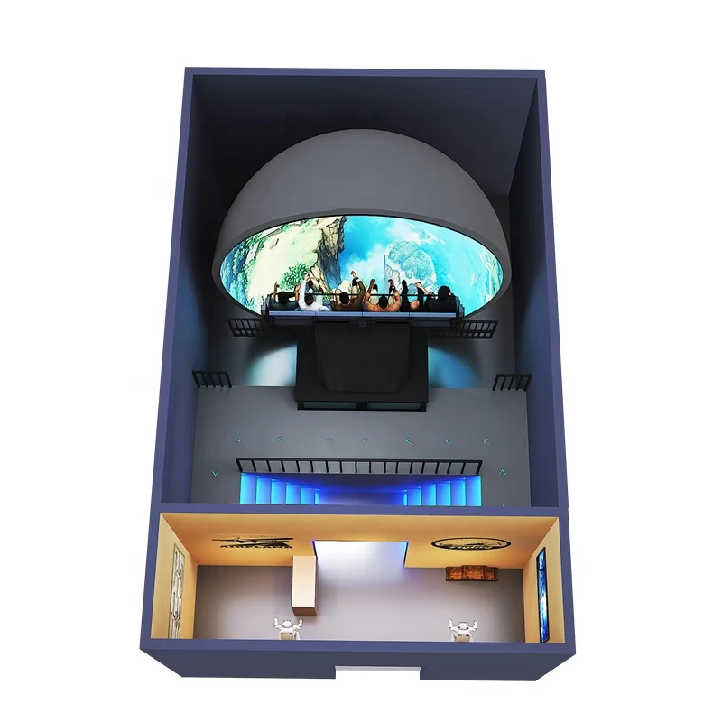 New Invention The Latest Dome screen Projection Simulator Cinema 5D Fly Cinema Of Hot Theme Customization