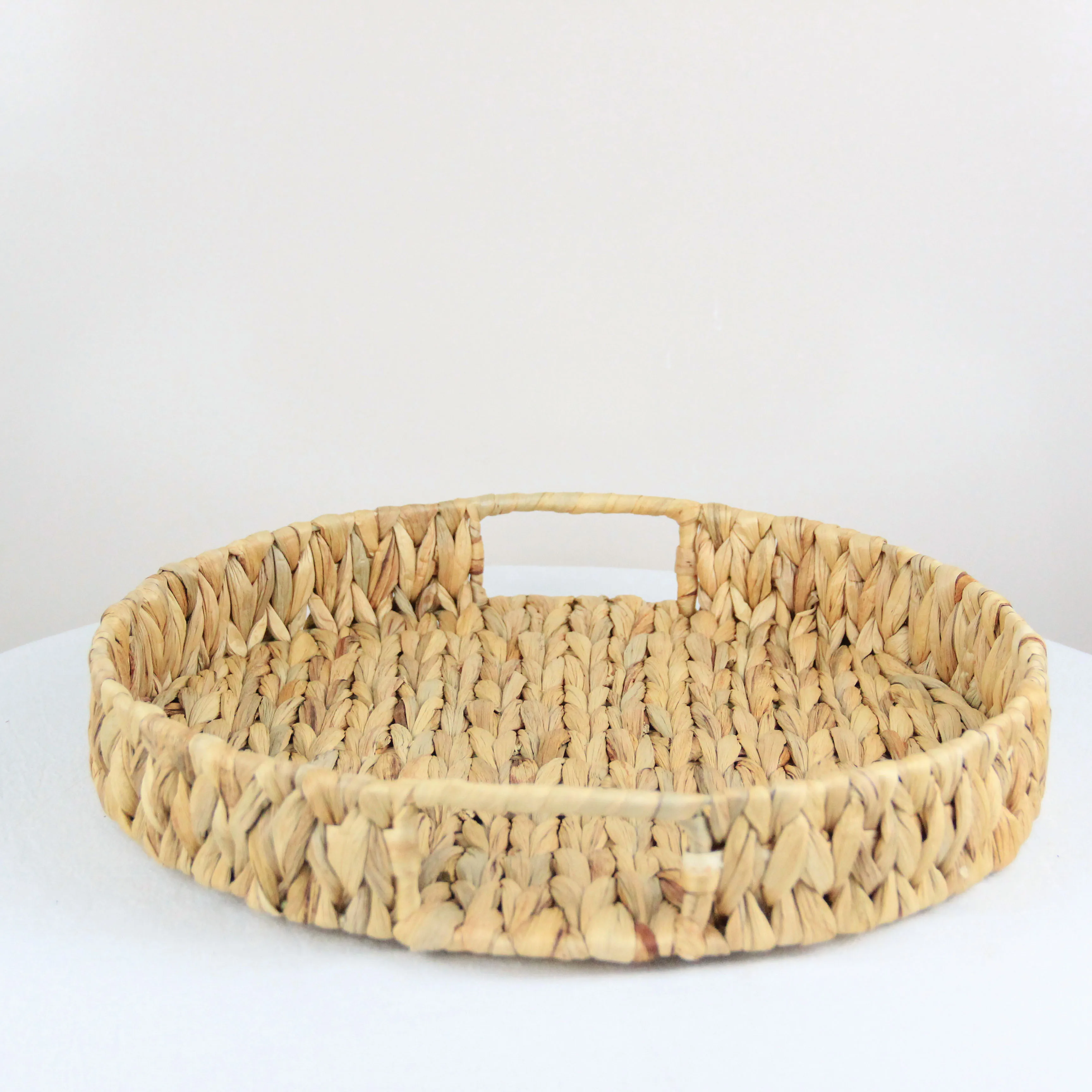 Customized Wholesale European Style Belly Straw Basket Woven Natural Rattan Handmade Storage Basket for decor