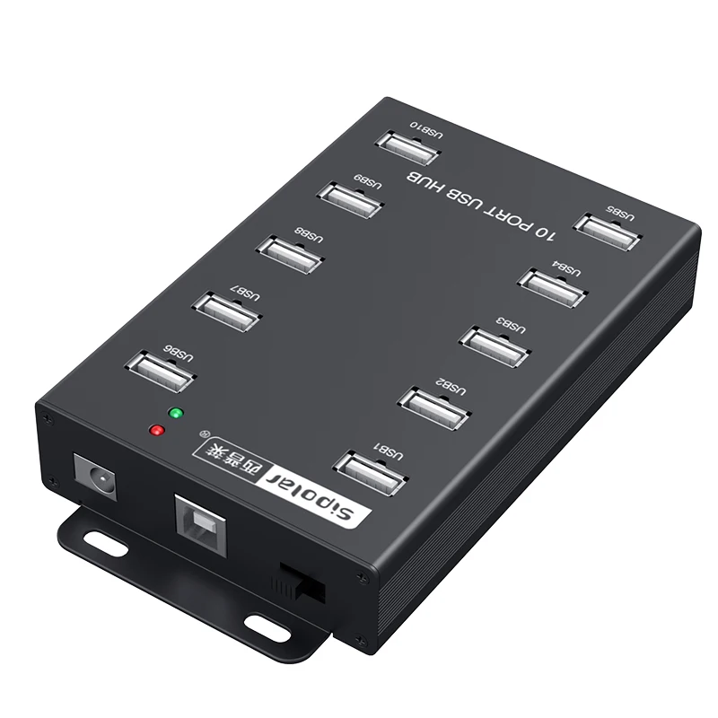 Sipolar A-300 10 in 1 hub usb for computer accessories usb 2.0 hub with switch