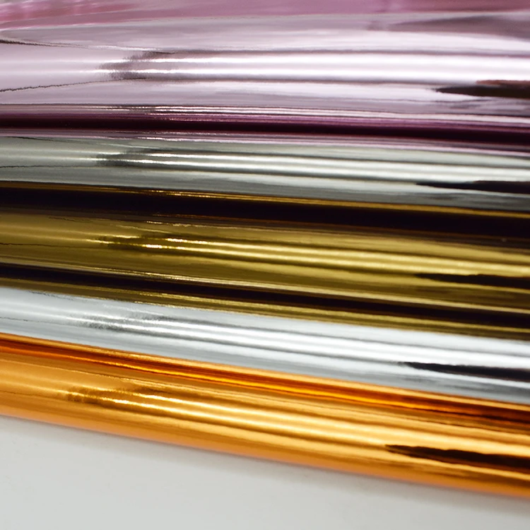 Metallic Fabric Leather Market Handbag Lady Pu Leather