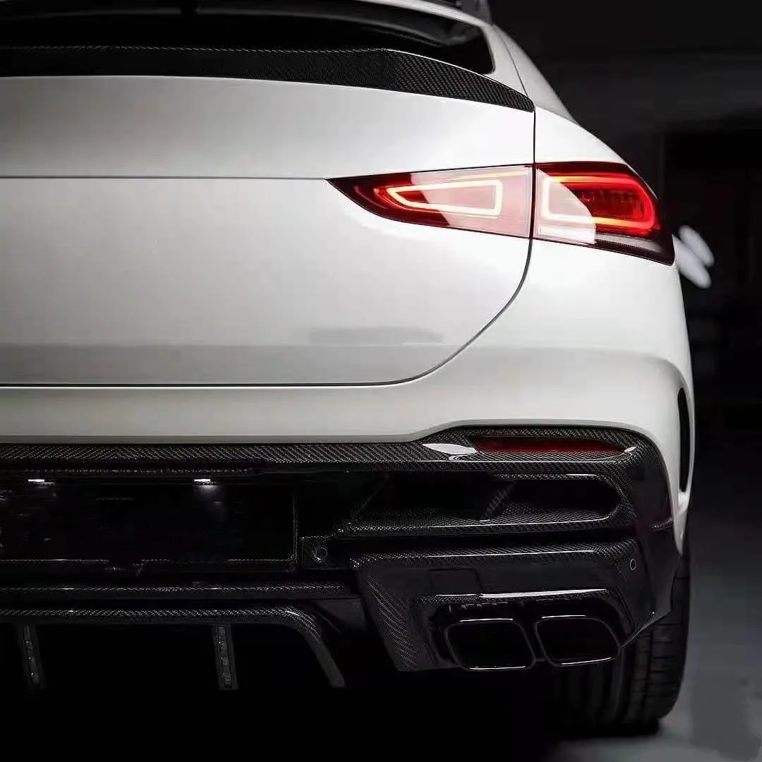 Runde для Mercedes GLE C167 W167 Комплект кузова 2019-2021 Coupe LART дизайн из углеродного волокна передняя губа задний диффузор спойлер на