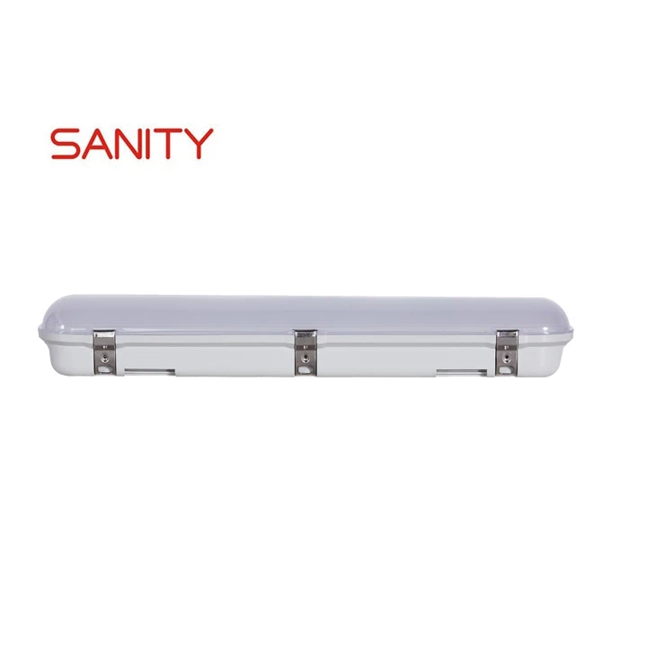 
5ft LED ip65 70W LED Tri-proof Light Tri-proof Light Lighting Cover White Body Oem Power Cool Warm Rohs parking garage 