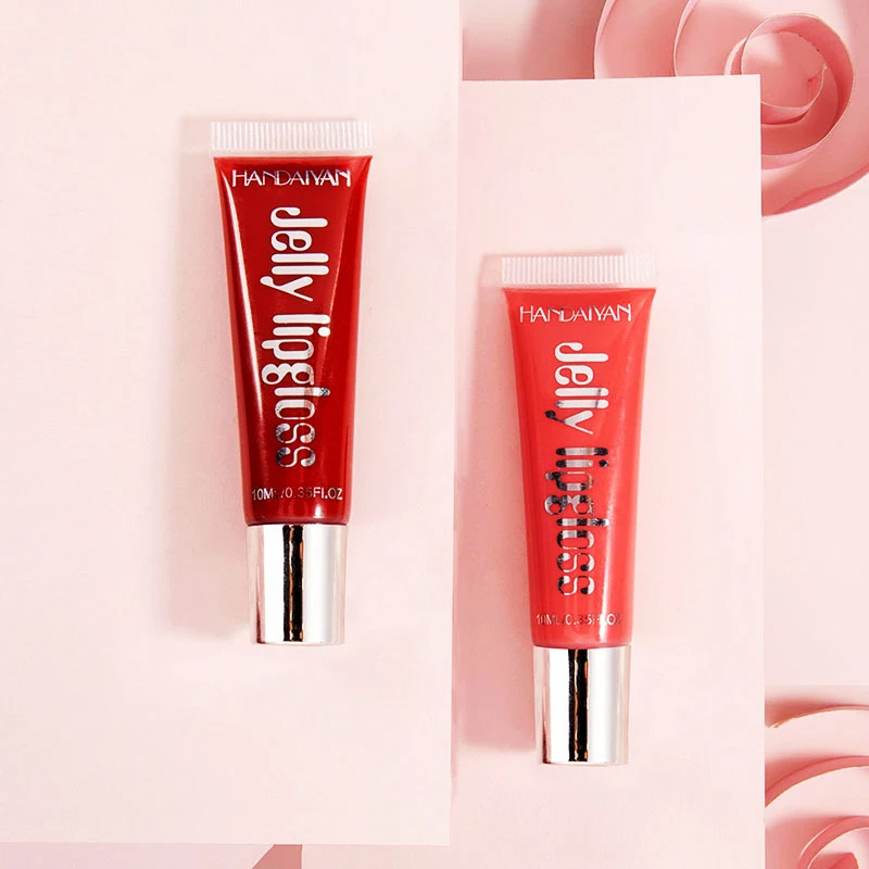 
Hot Selling 12 Colors Watery Lip Gloss Nourishing Luminous Lip Cosmetics Brilliant Custom Dazzling Moisturizing Liquid Lip Gloss 