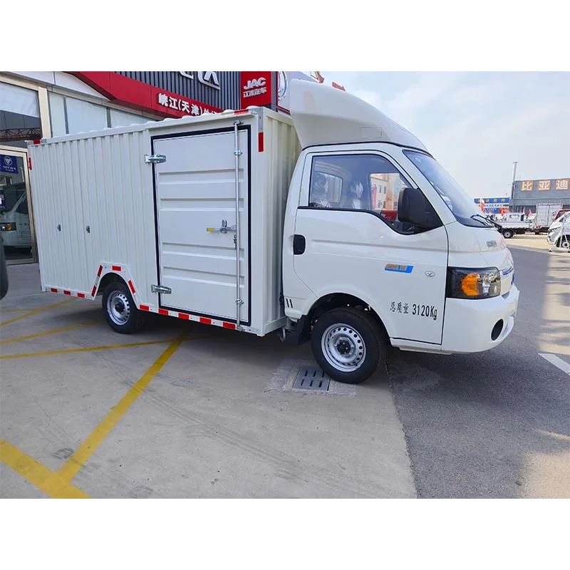 New Energy Electric Mini Pickup Truck for Fast Charging Refrigerated Cargo Storage for Vegetable Transportation