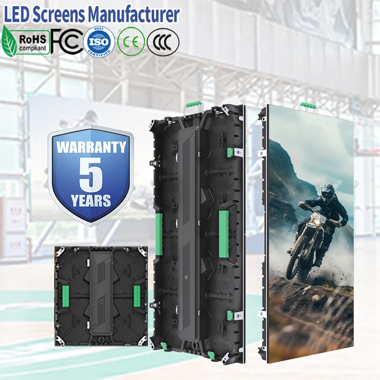 Hot Sale 500x500/1000mm Rental P2.9 P3.91 Stage Led Wall Screen Led Panel Display Pantalla For Event