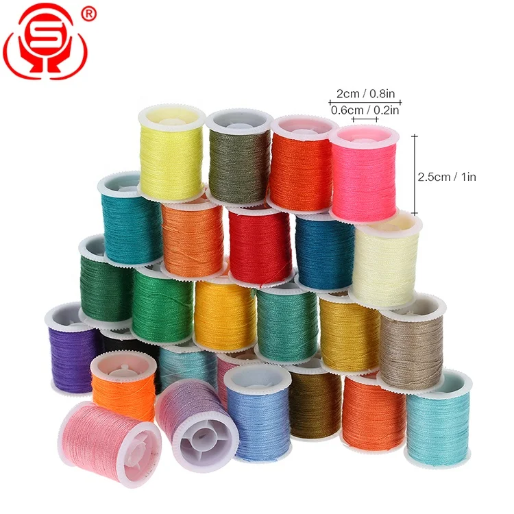 
China cheap braided mercerized polyester sewing thread for garment 