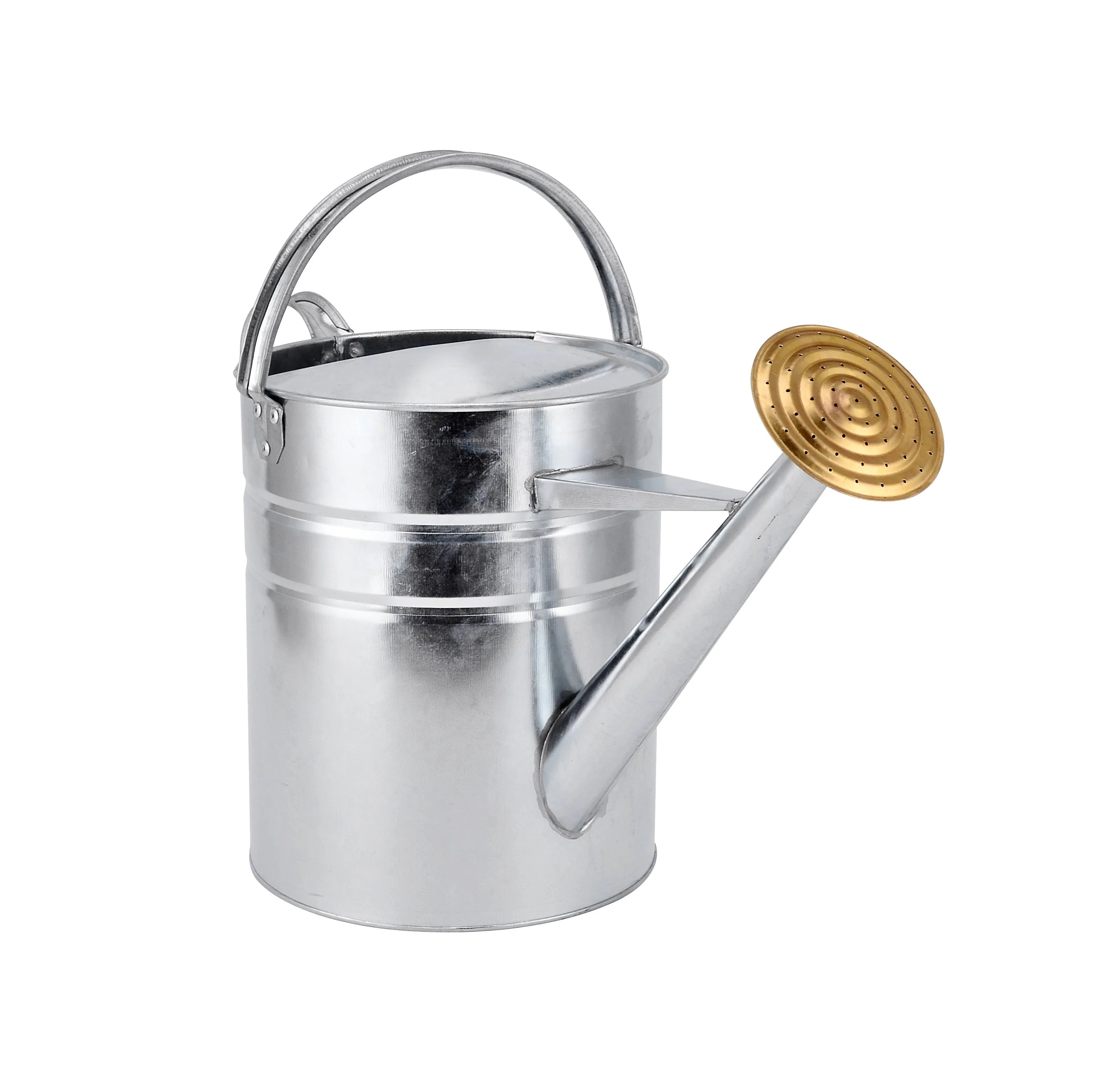 
Manufacturer wholesale 10L/2.6 gallon steel galvanized watering can with copper mouth 
