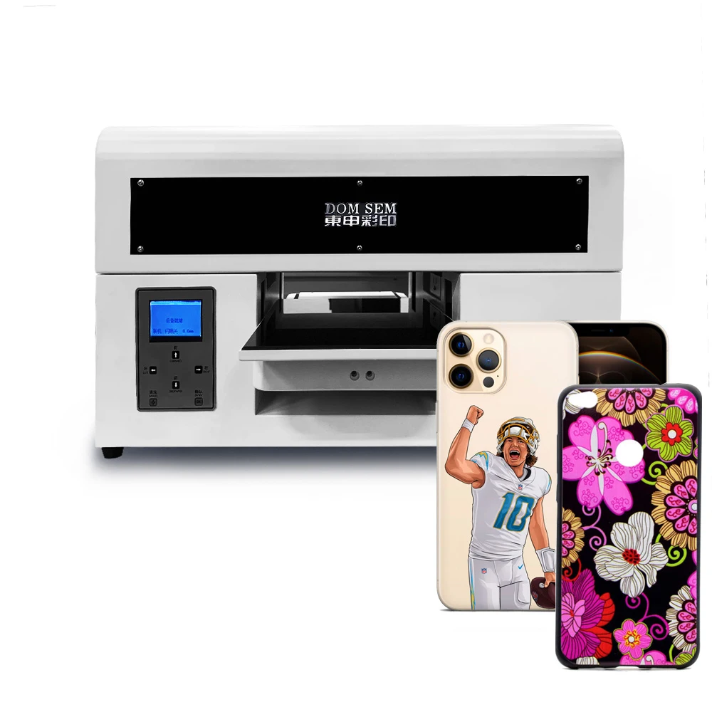 good price flatbed uv printer glass small format a4 size led inkjet uv printer phone case wood uv flatbed printer machine