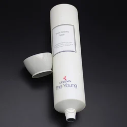 Style 130ml Snow Sleeping Mask Tube Packaging Screw Cap Cosmetic Plastic Korea for Personal Skin Care with Bowl Shape Two Piece