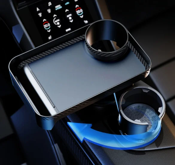 Модернизированная Нижняя Регулируемая вращающаяся на 360 градусов пластина поднос для чашки для воды поддерживающий стол для еды