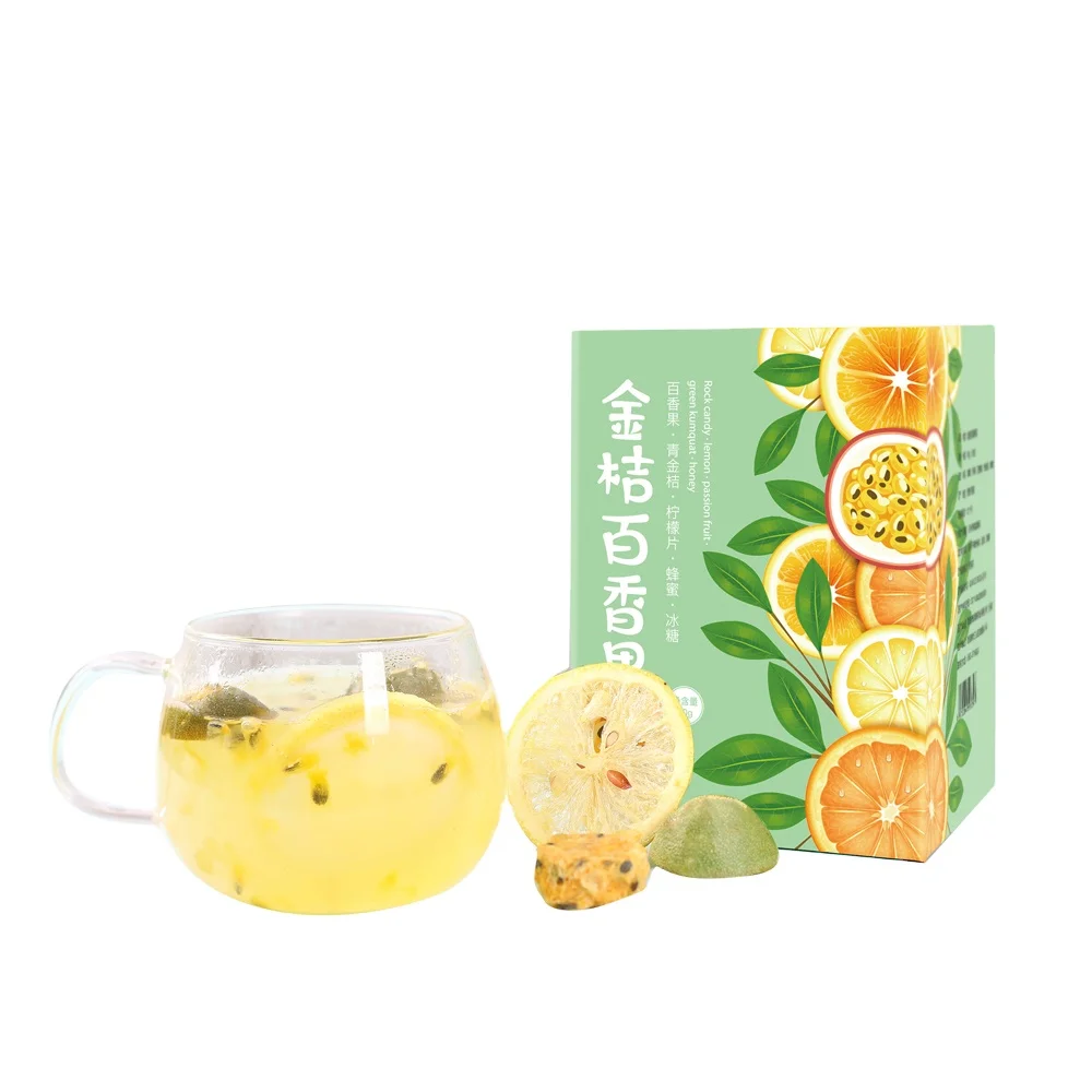 Honey Lemon Slices VC Kumquat Passion Fruit Lemon Tea For Brewing