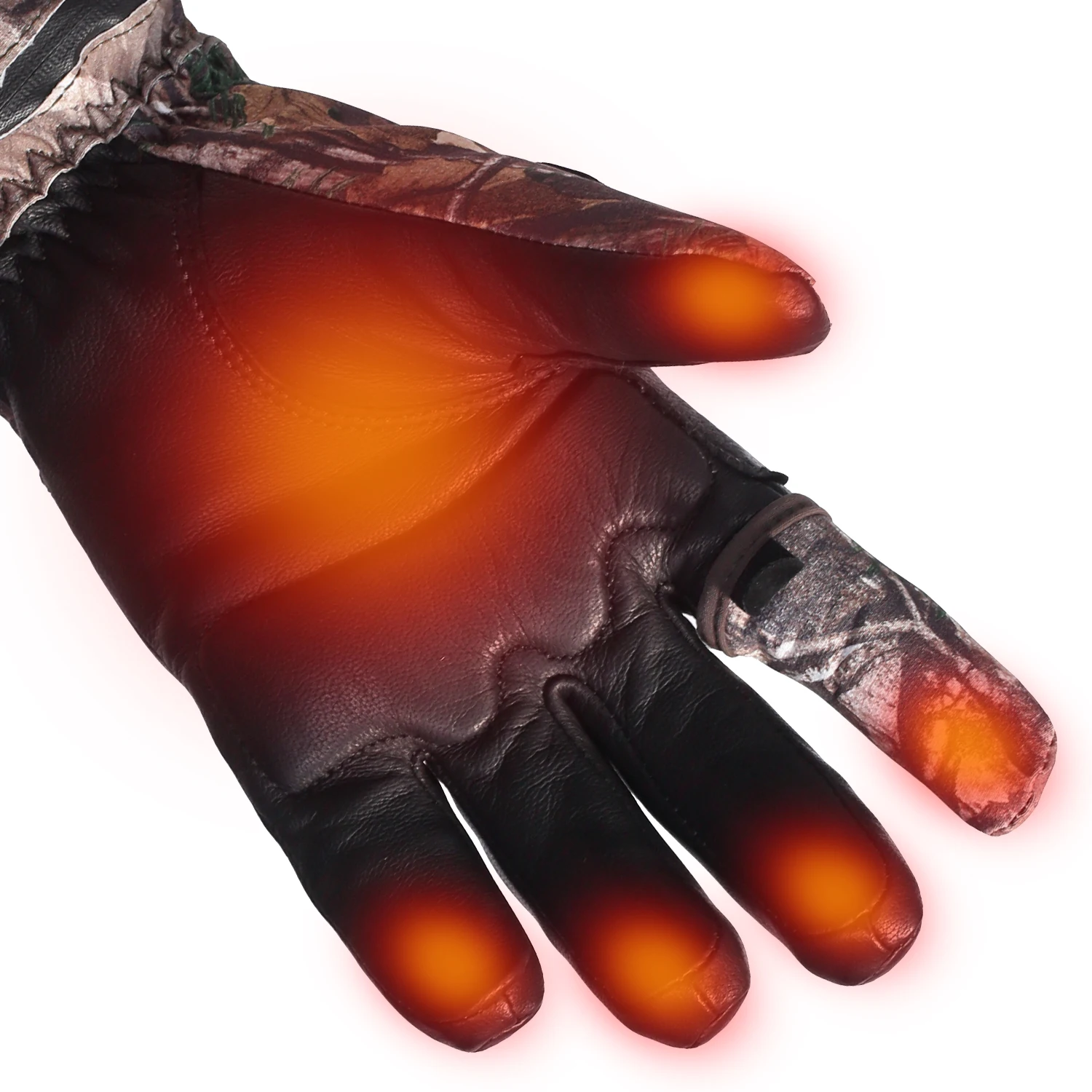 7.4V Lithium Battery Electric Rechargeable Winter Hunting Fishing Heated Gloves