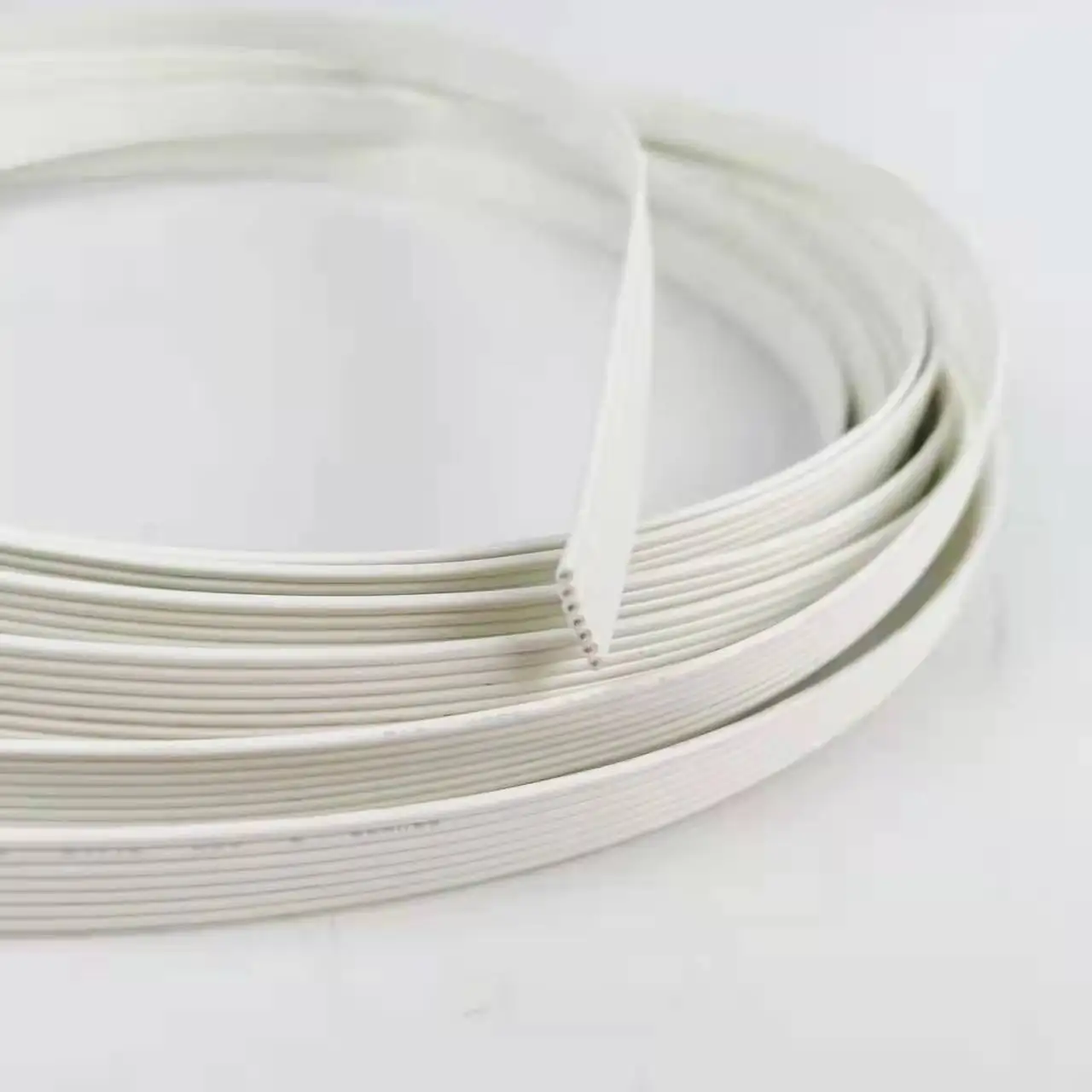 Flat wire 4/5/6/7 core awm 1007 300v hook-up 24awg flexible stranded copper electric cable wire  wiring